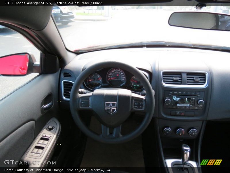Redline 2-Coat Pearl / Black 2013 Dodge Avenger SE V6