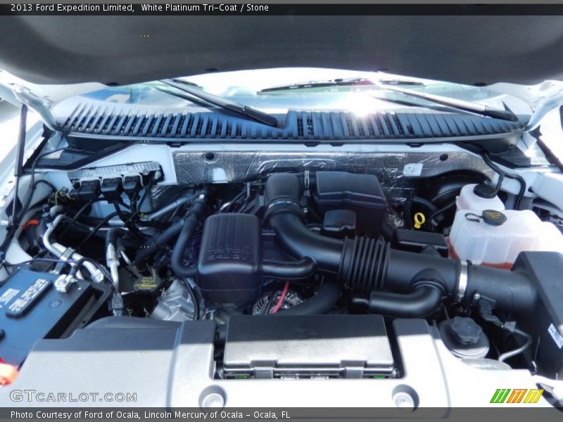 White Platinum Tri-Coat / Stone 2013 Ford Expedition Limited