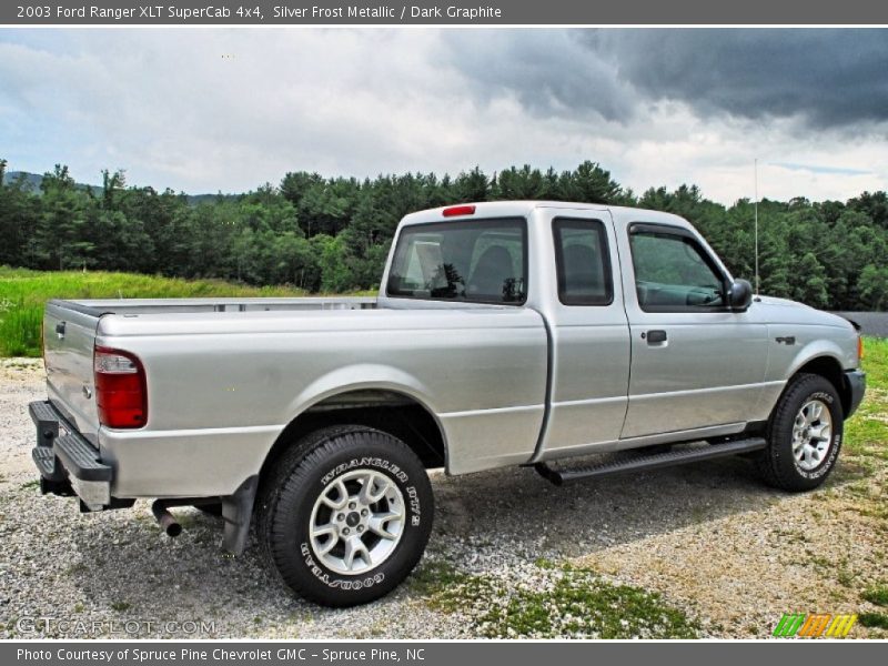 Silver Frost Metallic / Dark Graphite 2003 Ford Ranger XLT SuperCab 4x4
