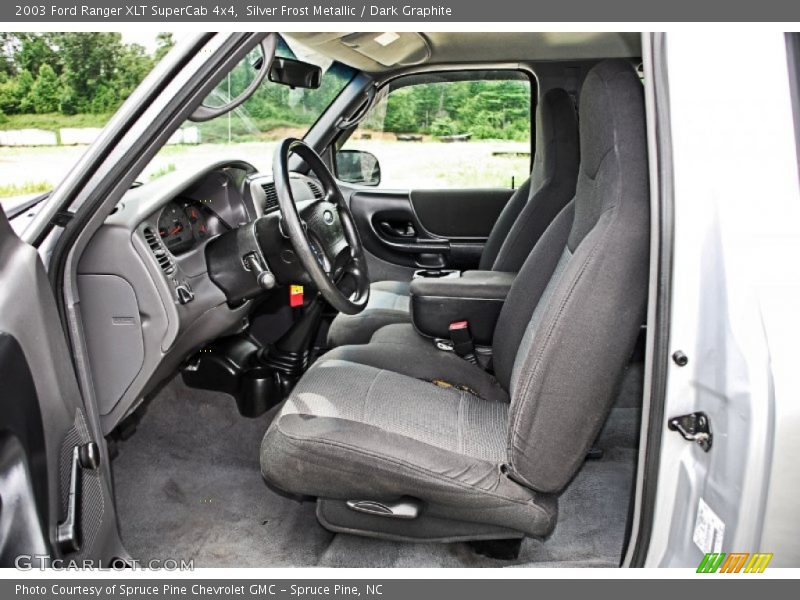 Silver Frost Metallic / Dark Graphite 2003 Ford Ranger XLT SuperCab 4x4