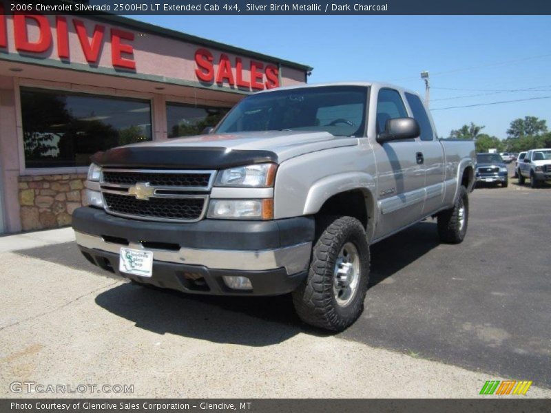 Silver Birch Metallic / Dark Charcoal 2006 Chevrolet Silverado 2500HD LT Extended Cab 4x4