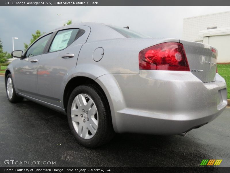 Billet Silver Metallic / Black 2013 Dodge Avenger SE V6