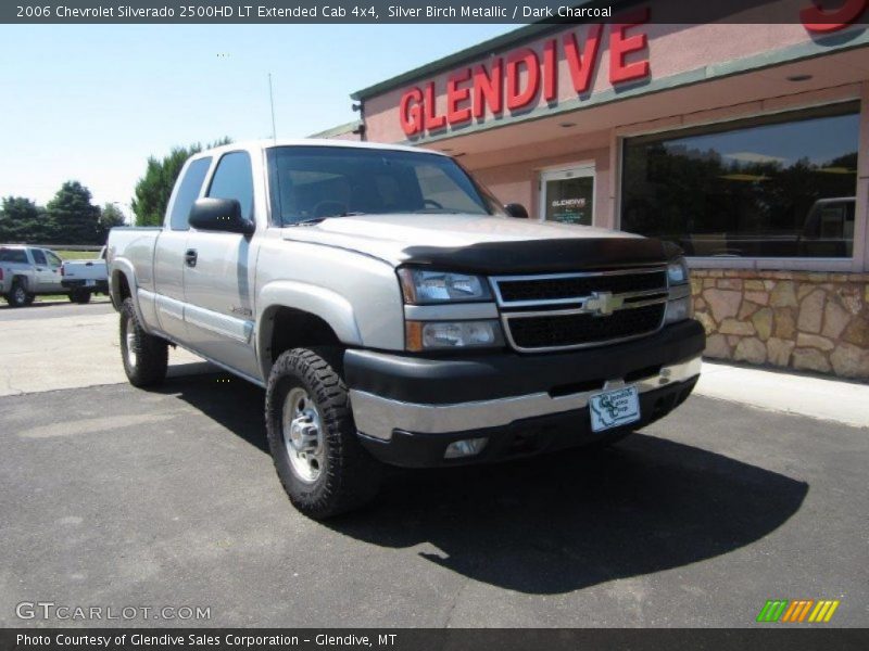 Silver Birch Metallic / Dark Charcoal 2006 Chevrolet Silverado 2500HD LT Extended Cab 4x4