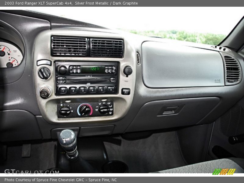 Silver Frost Metallic / Dark Graphite 2003 Ford Ranger XLT SuperCab 4x4