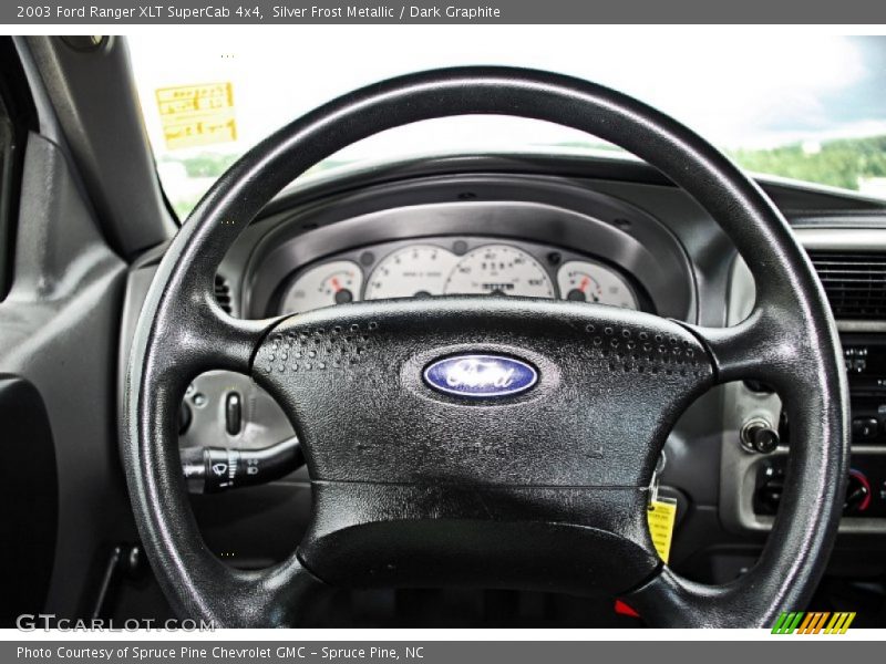 Silver Frost Metallic / Dark Graphite 2003 Ford Ranger XLT SuperCab 4x4