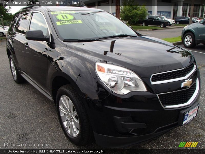 Black / Jet Black 2011 Chevrolet Equinox LT AWD