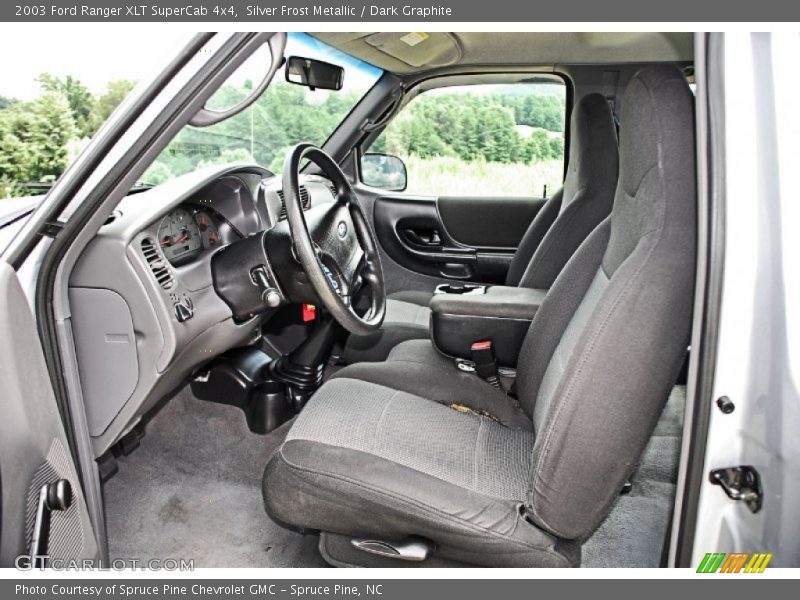 Silver Frost Metallic / Dark Graphite 2003 Ford Ranger XLT SuperCab 4x4
