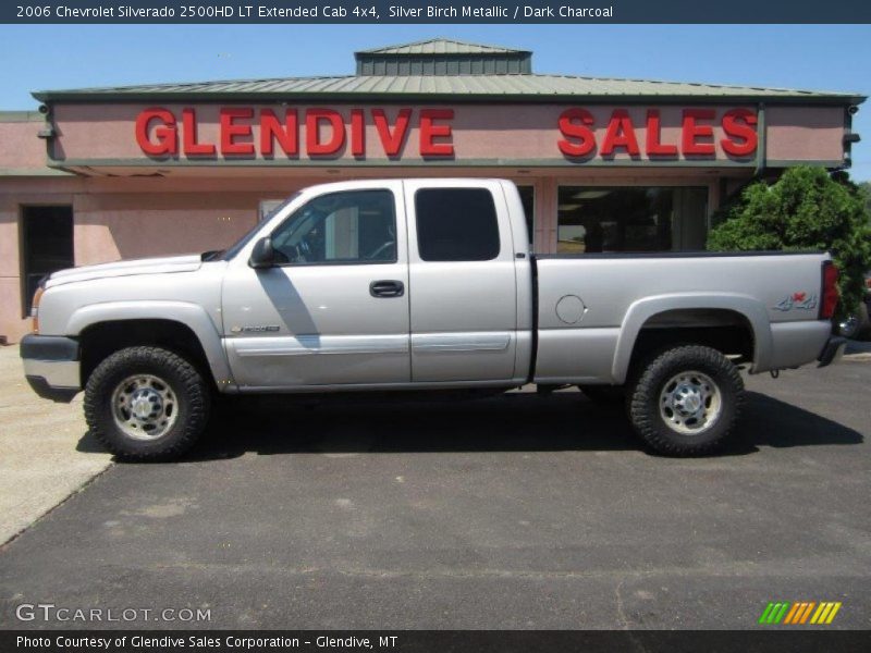 Silver Birch Metallic / Dark Charcoal 2006 Chevrolet Silverado 2500HD LT Extended Cab 4x4