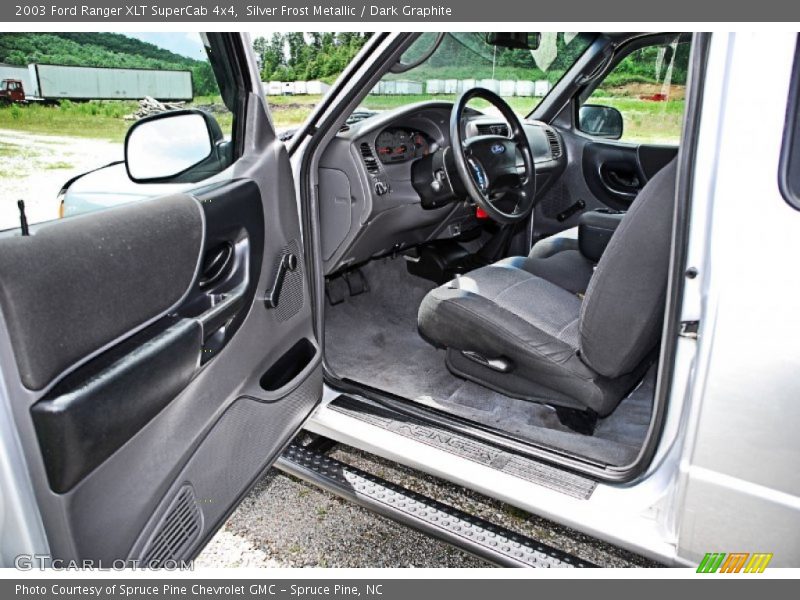 Silver Frost Metallic / Dark Graphite 2003 Ford Ranger XLT SuperCab 4x4