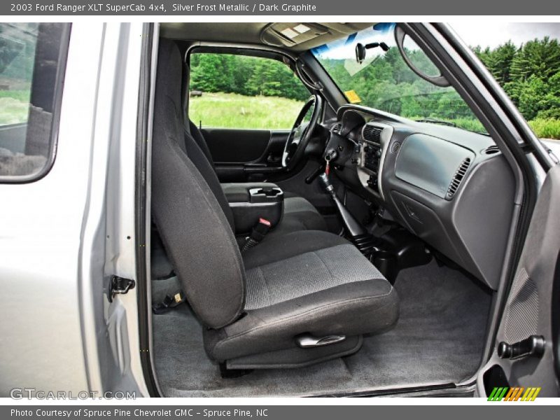 Silver Frost Metallic / Dark Graphite 2003 Ford Ranger XLT SuperCab 4x4