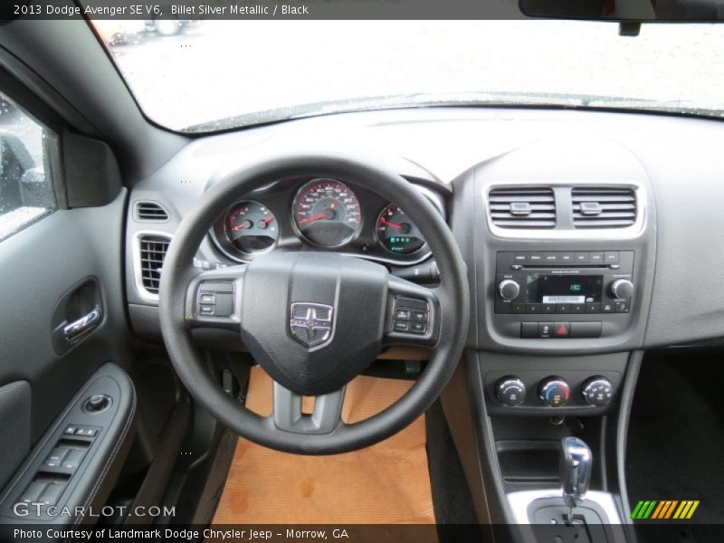 Billet Silver Metallic / Black 2013 Dodge Avenger SE V6