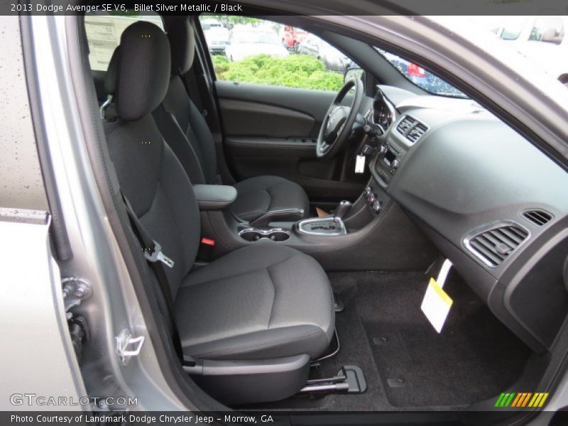 Billet Silver Metallic / Black 2013 Dodge Avenger SE V6