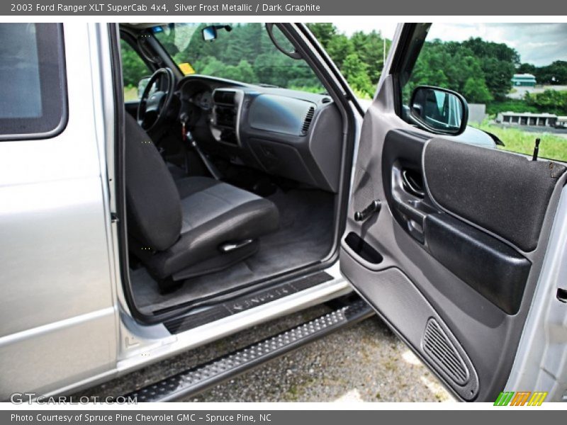 Silver Frost Metallic / Dark Graphite 2003 Ford Ranger XLT SuperCab 4x4