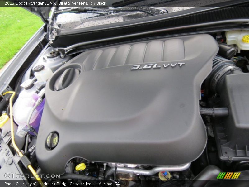 Billet Silver Metallic / Black 2013 Dodge Avenger SE V6