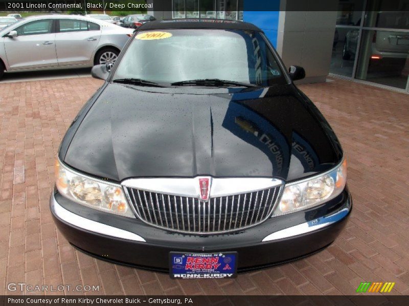 Black / Deep Charcoal 2001 Lincoln Continental