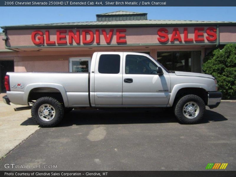 Silver Birch Metallic / Dark Charcoal 2006 Chevrolet Silverado 2500HD LT Extended Cab 4x4