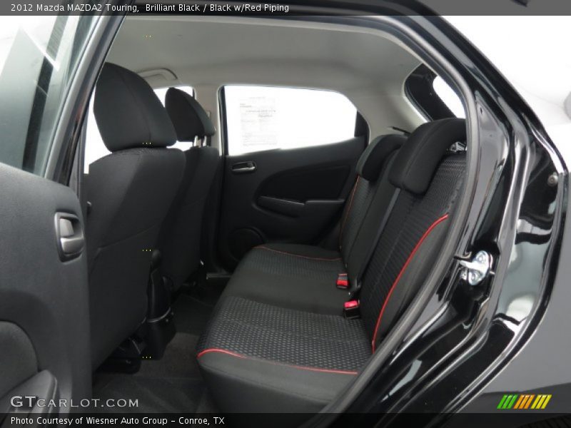 Rear Seat of 2012 MAZDA2 Touring