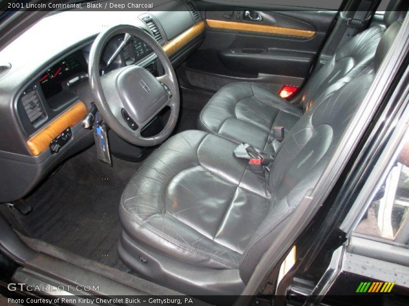 Deep Charcoal Interior - 2001 Continental  