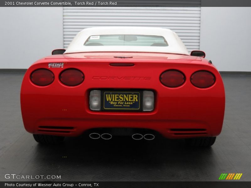 Torch Red / Torch Red 2001 Chevrolet Corvette Convertible