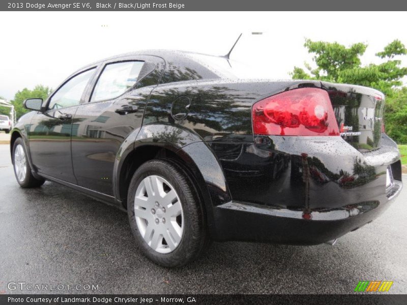 Black / Black/Light Frost Beige 2013 Dodge Avenger SE V6