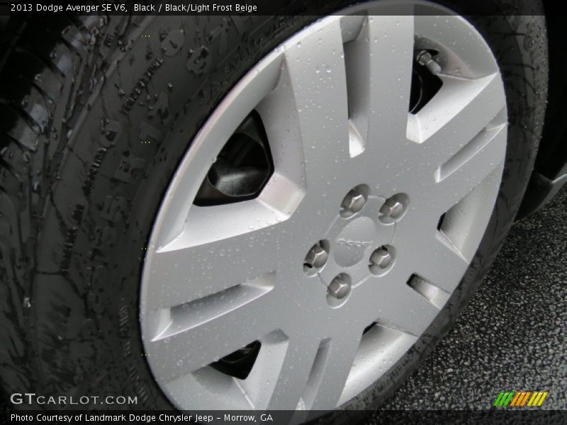Black / Black/Light Frost Beige 2013 Dodge Avenger SE V6