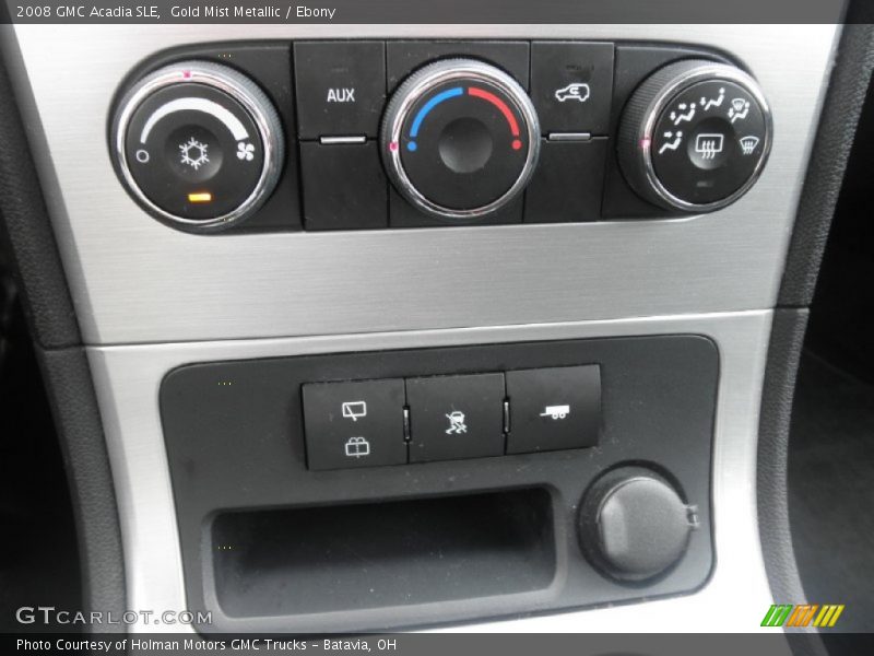 Gold Mist Metallic / Ebony 2008 GMC Acadia SLE