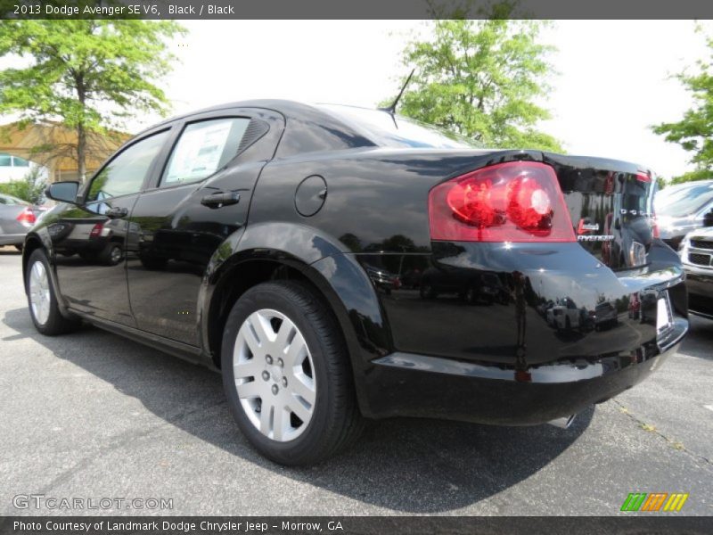 Black / Black 2013 Dodge Avenger SE V6