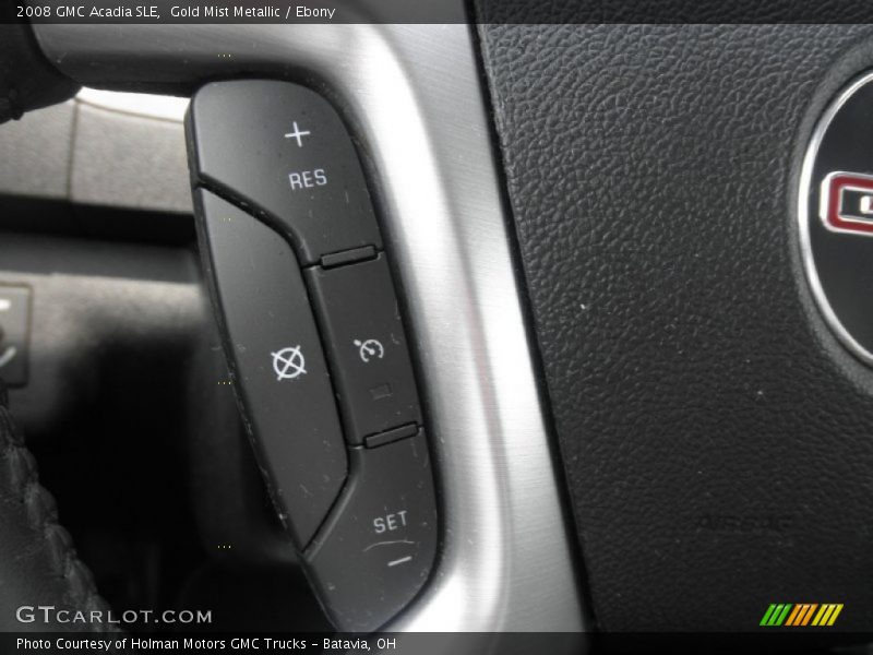 Gold Mist Metallic / Ebony 2008 GMC Acadia SLE