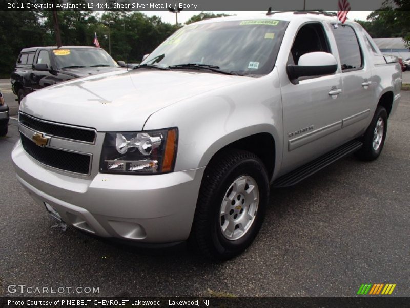 Sheer Silver Metallic / Ebony 2011 Chevrolet Avalanche LS 4x4