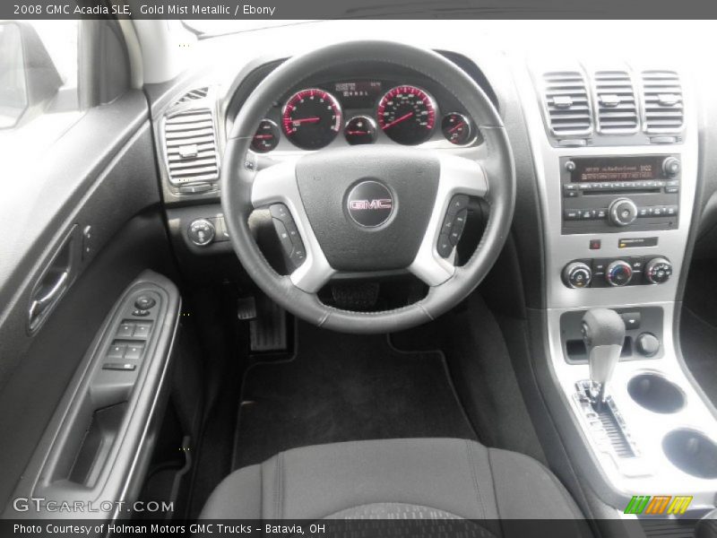 Gold Mist Metallic / Ebony 2008 GMC Acadia SLE