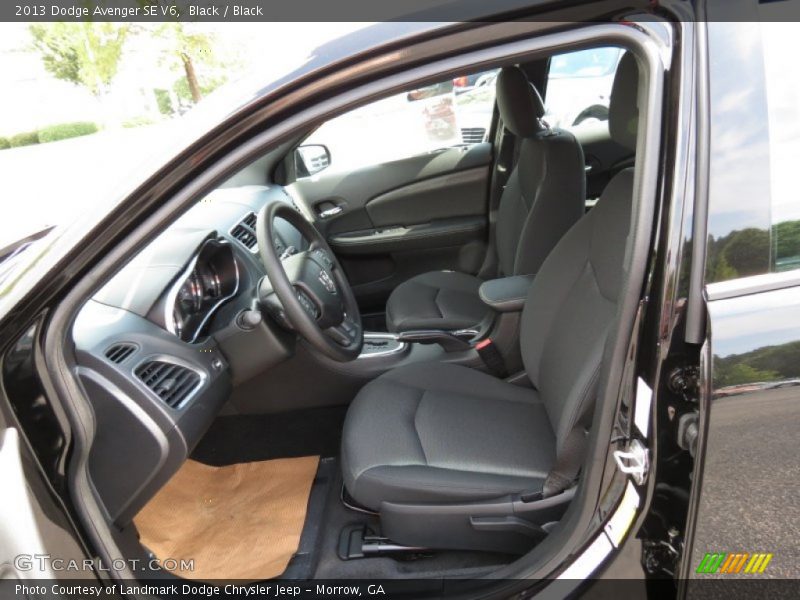 Black / Black 2013 Dodge Avenger SE V6