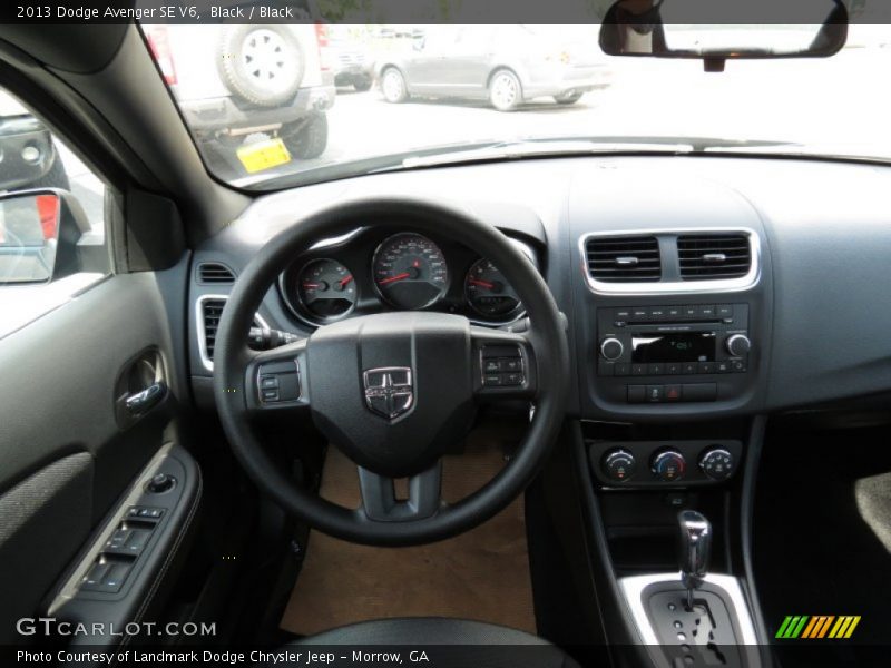 Black / Black 2013 Dodge Avenger SE V6