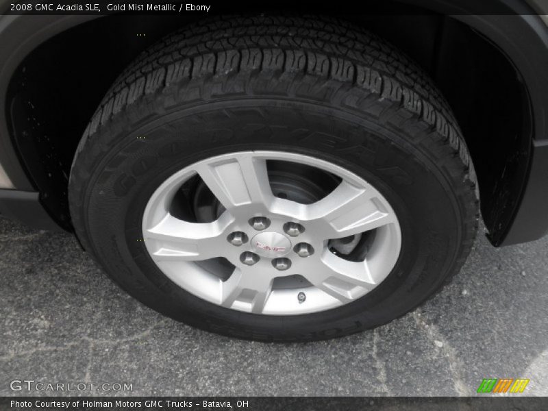 Gold Mist Metallic / Ebony 2008 GMC Acadia SLE