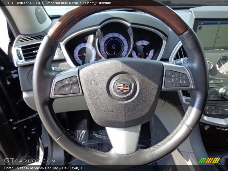 Imperial Blue Metallic / Ebony/Titanium 2011 Cadillac SRX FWD