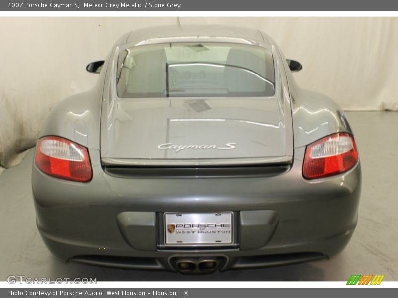 Meteor Grey Metallic / Stone Grey 2007 Porsche Cayman S