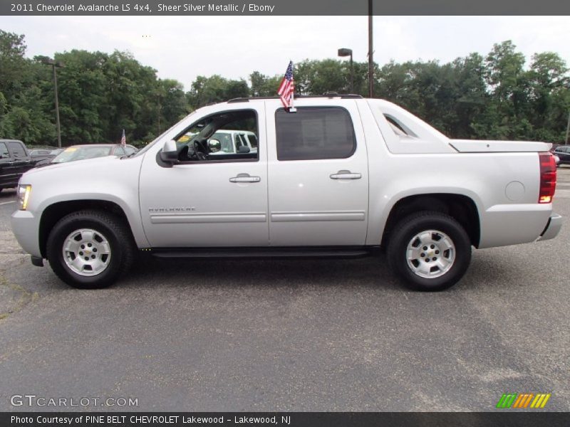 Sheer Silver Metallic / Ebony 2011 Chevrolet Avalanche LS 4x4