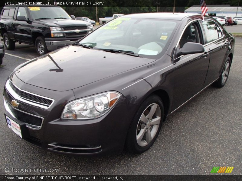 Taupe Gray Metallic / Ebony 2011 Chevrolet Malibu LT
