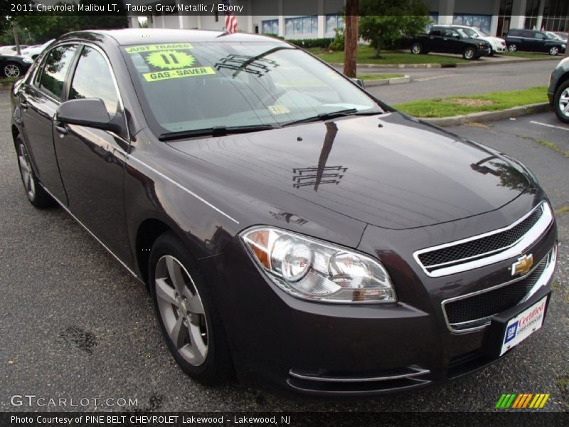 Taupe Gray Metallic / Ebony 2011 Chevrolet Malibu LT