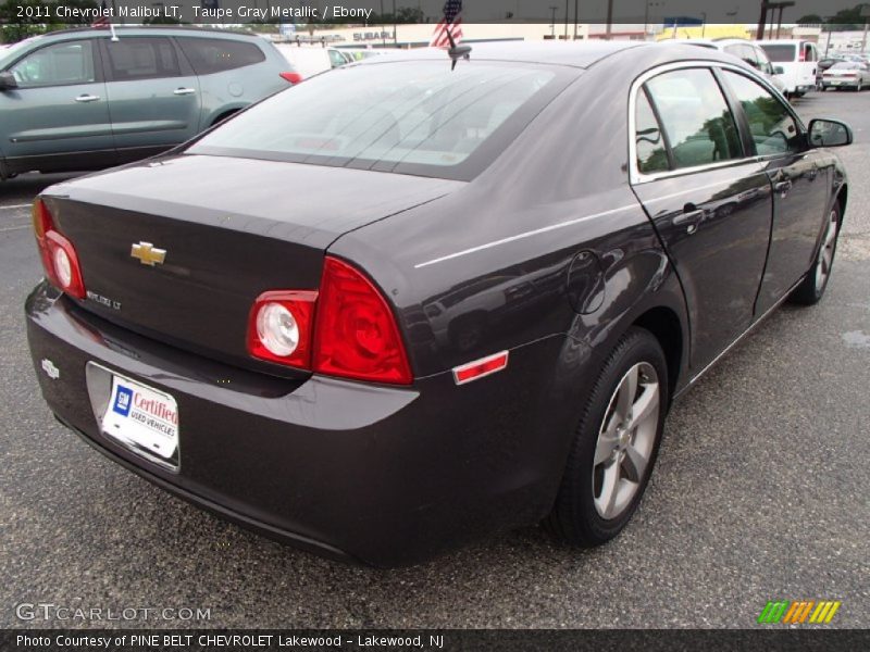 Taupe Gray Metallic / Ebony 2011 Chevrolet Malibu LT
