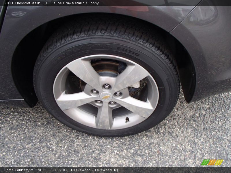 Taupe Gray Metallic / Ebony 2011 Chevrolet Malibu LT