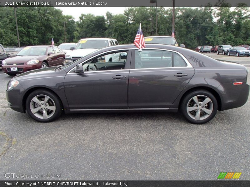 Taupe Gray Metallic / Ebony 2011 Chevrolet Malibu LT