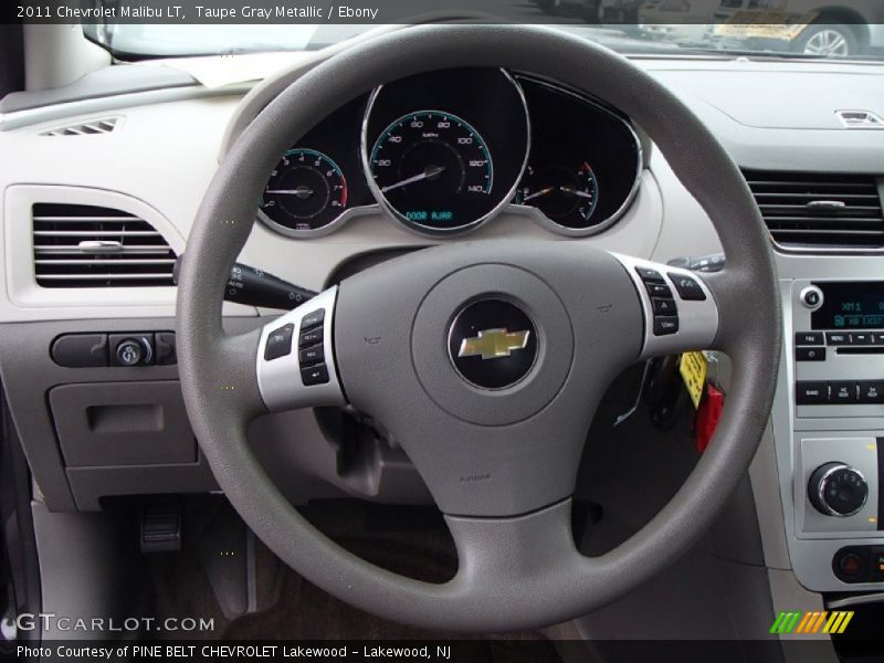 Taupe Gray Metallic / Ebony 2011 Chevrolet Malibu LT