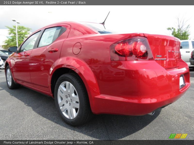 Redline 2-Coat Pearl / Black 2013 Dodge Avenger SE V6