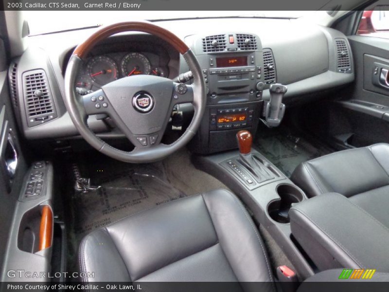 Ebony Interior - 2003 CTS Sedan 