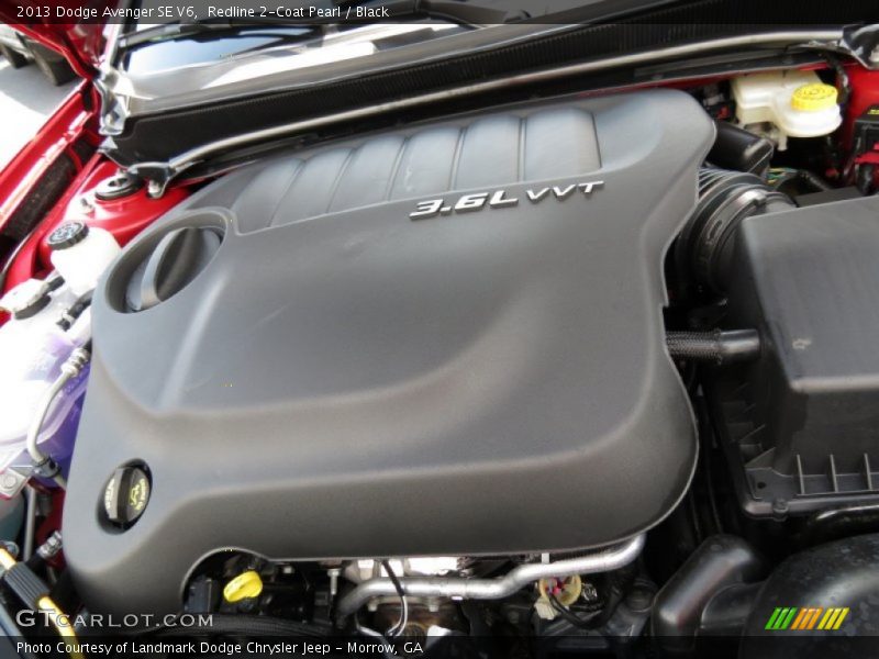 Redline 2-Coat Pearl / Black 2013 Dodge Avenger SE V6