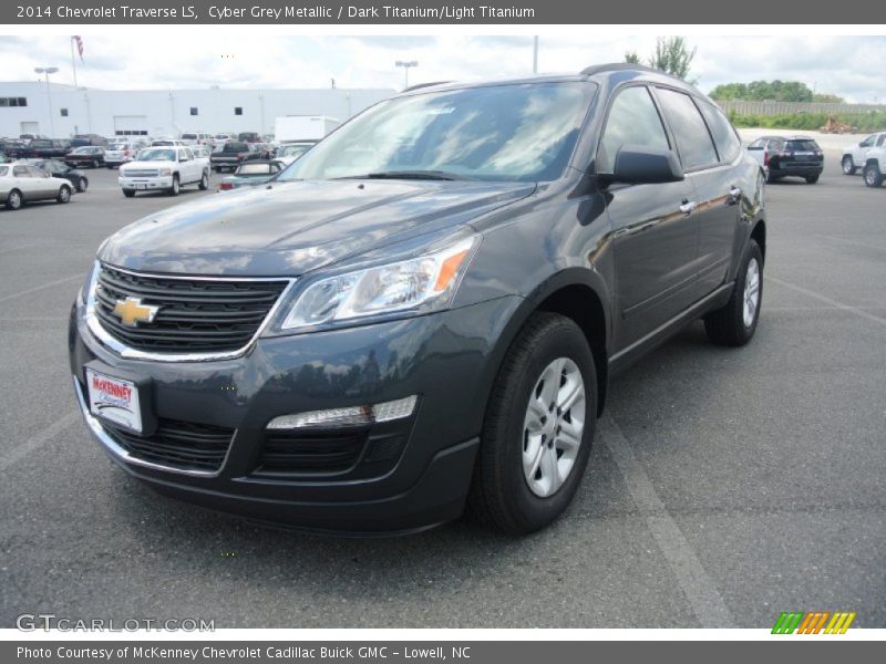 Cyber Grey Metallic / Dark Titanium/Light Titanium 2014 Chevrolet Traverse LS