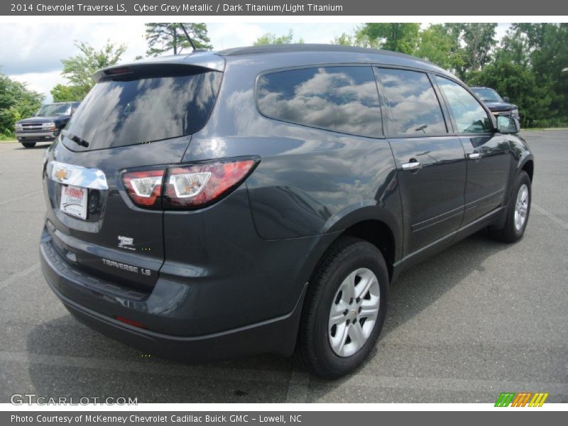 Cyber Grey Metallic / Dark Titanium/Light Titanium 2014 Chevrolet Traverse LS