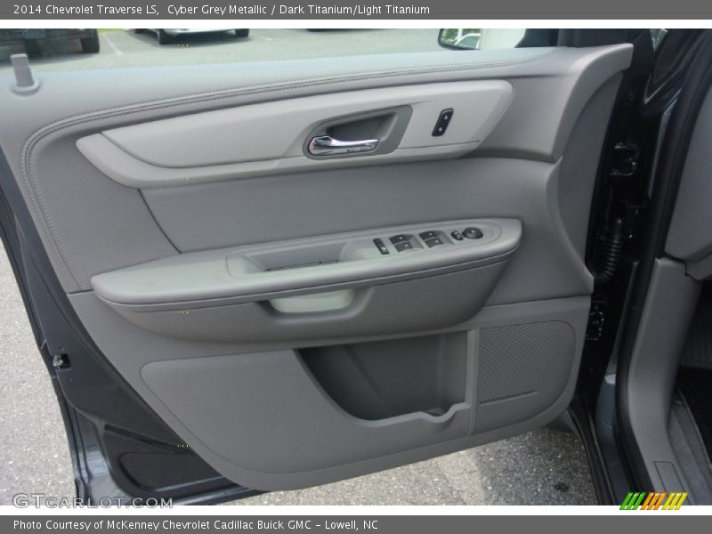 Cyber Grey Metallic / Dark Titanium/Light Titanium 2014 Chevrolet Traverse LS