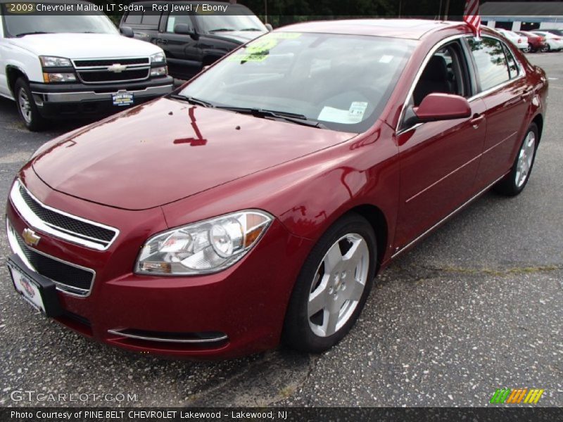 Red Jewel / Ebony 2009 Chevrolet Malibu LT Sedan