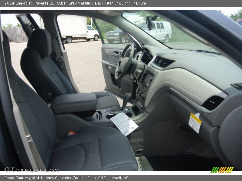 Cyber Grey Metallic / Dark Titanium/Light Titanium 2014 Chevrolet Traverse LS